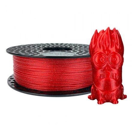 Azurefilm PLA Red Glitter 1.75 mm (1000 g)