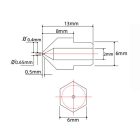 MK8 rozsdamentes 1 mm