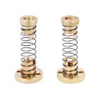 T8 trapézmenetes anya 2mm-es menetemelkedés (rúgós)