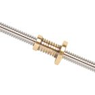 T8 trapézmenetes anya 2mm-es menetemelkedés (rúgós)