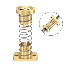 Trapézmenetes H-típusú rúgós anya 