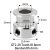GT2 bordáskerék 20 fogas 8 mm belső furat (szürke)