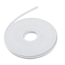 GT2 fémszálas bordásszíj 6 mm fehér