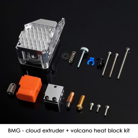Hardended die steel BMG - Cloud extruder With Volcano heat kit Ender 3/CR10 Retrofit Upgrade Kit