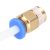 Teflon cső +PC3 pneumatikus csatlakozó 1 méter 2.85 mm filamenthez